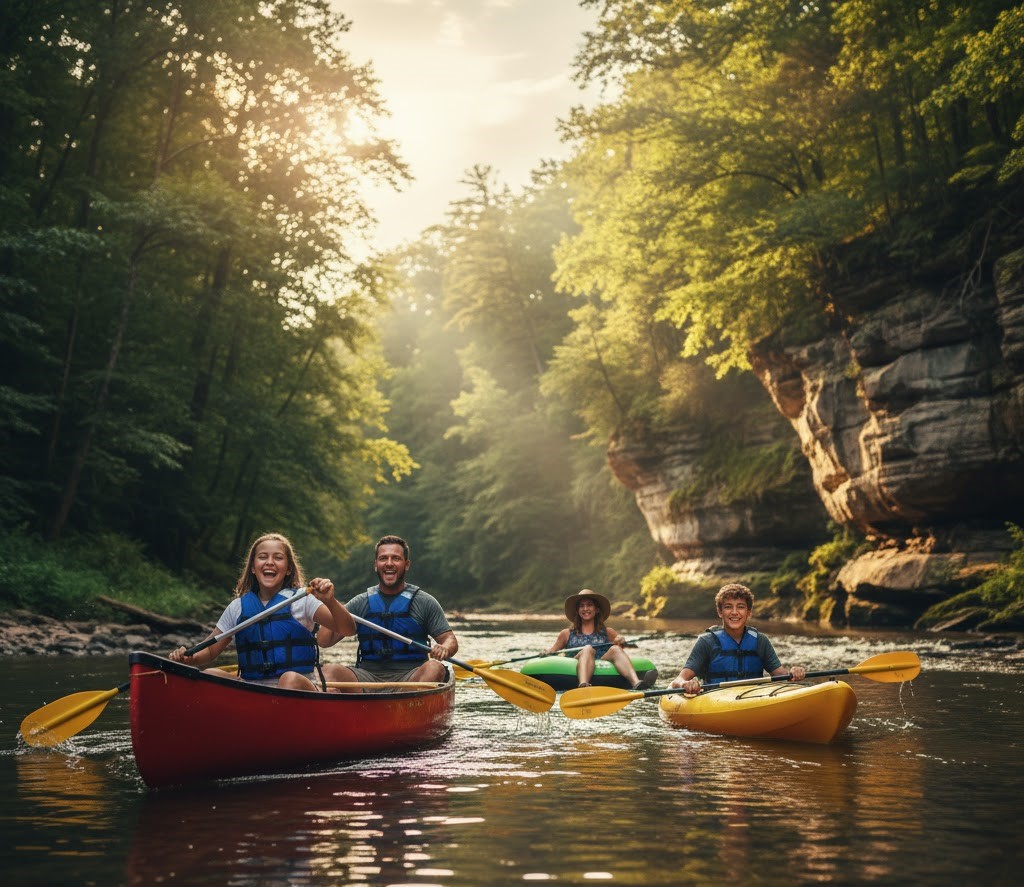 Canoeing, Kayaking, & Tubing